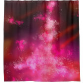 Ciel de nuit Pink Flare Douche rideau (Devant)