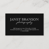 Ciel d'étoile bleue de noir de carte de visite de (Dos)