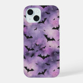 Ciel d'Halloween violet avec chauves-souris - Éffr (Verso)