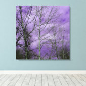 Ciel d'hiver avec toile d'arbres nus (Insitu (Plancher de Bois))