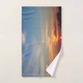 Ciel du soleil d'hiver (Serviette à main)