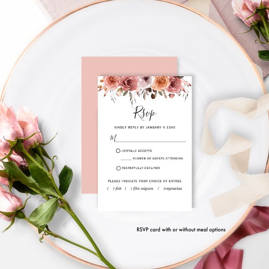 Ciel en Floral Rose avec/sans repas RSVP