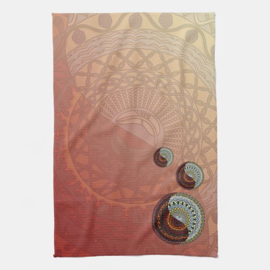 Ciel et enfer serviette main (Vertical)