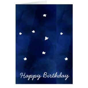 Ciel étoilé bleu minuit