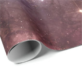 Ciel étoilé/Univers Modèle Papier cadeau (Coin rond)