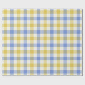 Ciel Gingham - Papier cadeau (Plat)