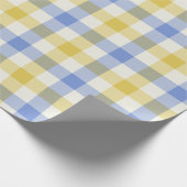 Ciel Gingham - Papier cadeau (Coin)