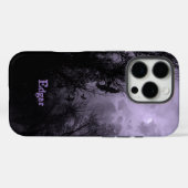 Ciel hanté personnalisé avec coque iphone violet R (Verso (horizontal))