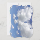 Ciel lumineux, joyeuse invitation d'anniversaire (Devant)