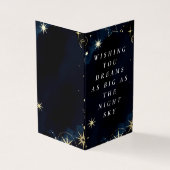 Ciel nocturne - Carte d'anniversaire céleste (Outside)