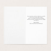 Ciel nocturne - Carte d'anniversaire céleste (Inside Unfolded)