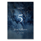 Ciel nocturne céleste | Numéro de table Gold (Par défaut)
