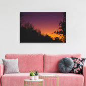 Ciel nocturne d'automne sur toile par RoseWrites (Insitu(Salon))