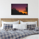 Ciel nocturne d'automne sur toile par RoseWrites (Insitu(Chambre))