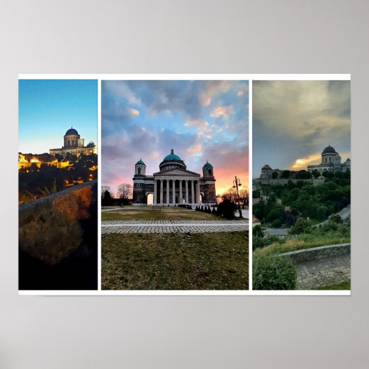 Ciel nocturne d'Esztergom. Affiche (Devant)