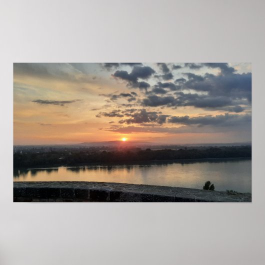 Ciel nocturne d'Esztergom. Affiche (Devant)