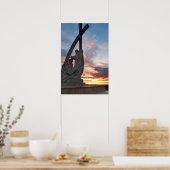 Ciel nocturne d'Esztergom. Affiche (Cuisine)