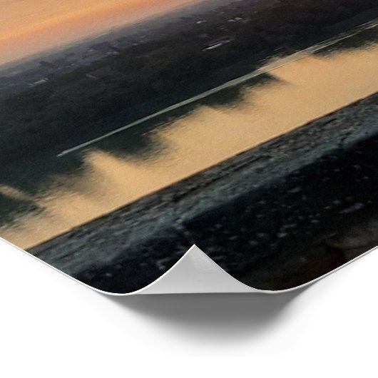 Ciel nocturne Esztergom. Affiche (Coin)