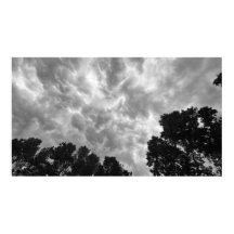 Ciel nuageux, affiche