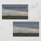 Ciel nuageux Cartes de visite (Devant / Derrière)