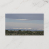 Ciel nuageux Cartes de visite (Dos)