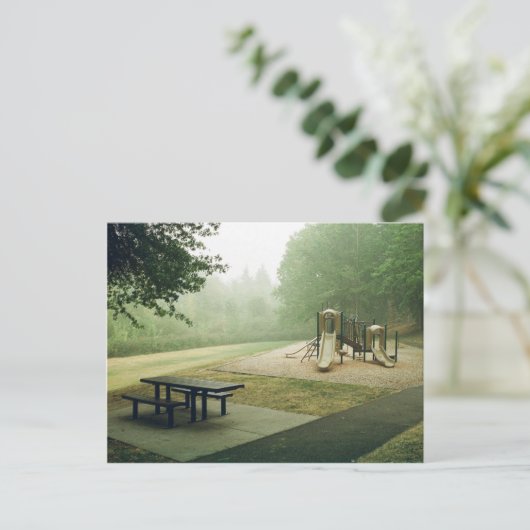 Ciel orange - Carte postale (Debout devant)