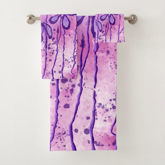 Ciel rose Lilies encrées (En situation)