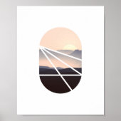 Ciel rose | Poster photo Abstrait (Devant)