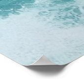 Ciel rouge à la mer | AI Art Poster (Coin)