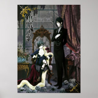 Ciel Sebastian Michaelis Poster