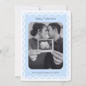 Cielito Lindo Baby shower bleu Invitation (Dos)