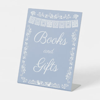 Cielito Lindo Baby Shower Boeken en Cadeaus Bord Reclamebord Met Voetstuk