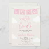 Cielito Lindo Baby shower Invitation fille (Devant / Derrière)