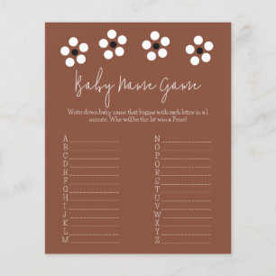 Cielito Lindo Baby shower mexicain Nom Carte de je