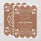 Cielito Lindo Baby shower Uitnodiging (Voorkant / Achterkant)