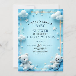 Cielito Lindo Baby shower Uitnodiging