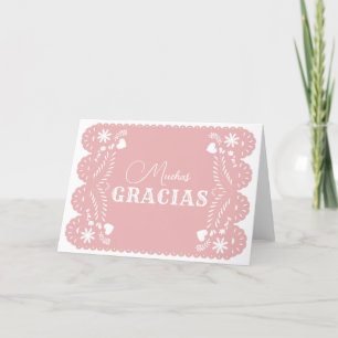 Cielito Lindo Carte de remerciements rose