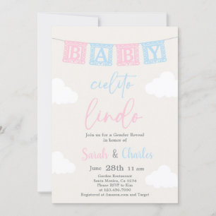Cielito Lindo Genderonthulling Uitnodiging