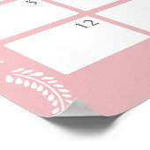 Cielito Lindo Guess the due Date calendar Poster (Hoek)