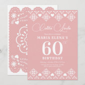 Cielito Lindo Jalon Anniversaire Fête Invitation (Devant / Derrière)