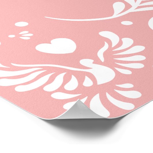 Cielito Lindo Mexicaans Baby shower Welkom Poster (Hoek)