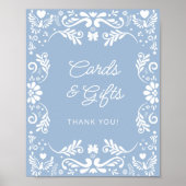 Cielito Lindo Mexicaanse Baby shower Kaarten en ge Poster (Voorkant)