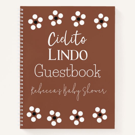 Cielito Lindo Mexican Fiesta Baby shower Guestbook Notitieboek (Voorkant)