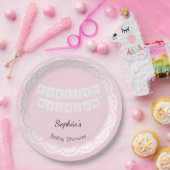 Cielito Lindo Roze Baby shower Papier Bord (Feest)