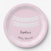 Cielito Lindo Roze Baby shower Papier Bord (Voorkant)