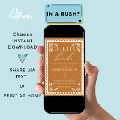 Cielito Lindo Talavera Baby shower Kaart