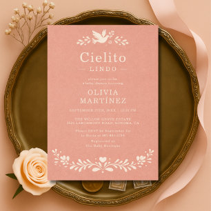 Cielito Lindo Talavera Terracotta Baby Shower-uitn Kaart