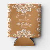 Cielito lindo terracotta Mexicaanse 60ste verjaard Blikjeskoeler (Voorkant)