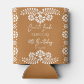 Cielito lindo terracotta Mexicaanse 60ste verjaard Blikjeskoeler (Achterkant)