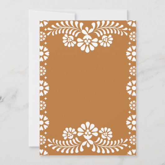 Cielito lindo terracotta Mexicaanse 60ste verjaard Kaart (Achterkant)